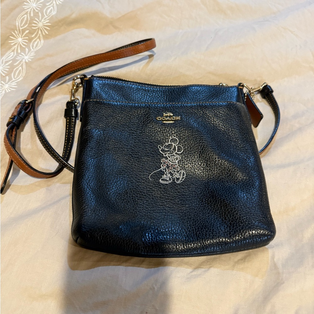 Coach Disney X Black and Brown Crossbody Bag